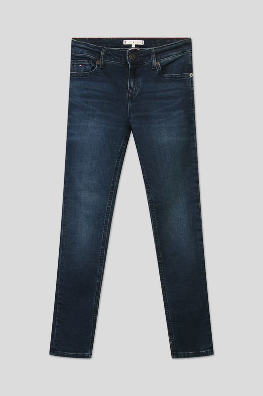 Джинсы с эффектом потертости Tommy Hilfiger