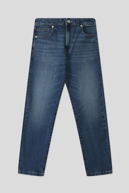 Джинсы с эффектом потертости Tommy Hilfiger