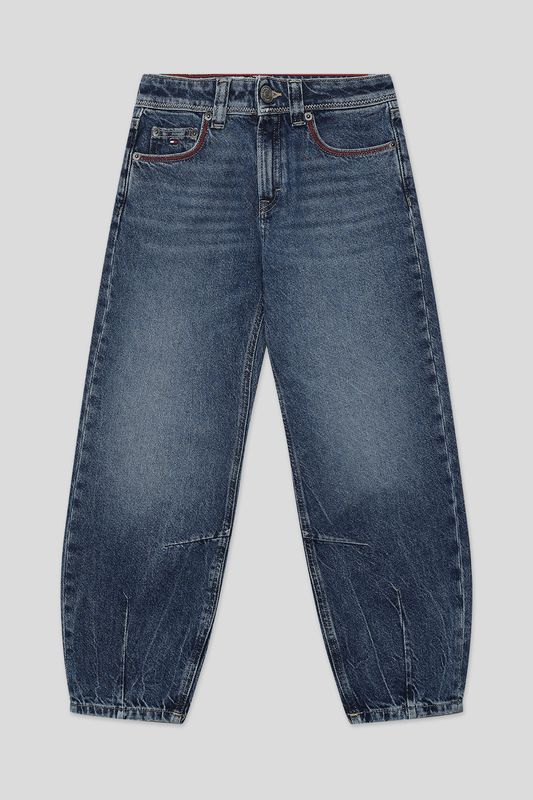 Джинсы с эффектом потертости Tommy Hilfiger