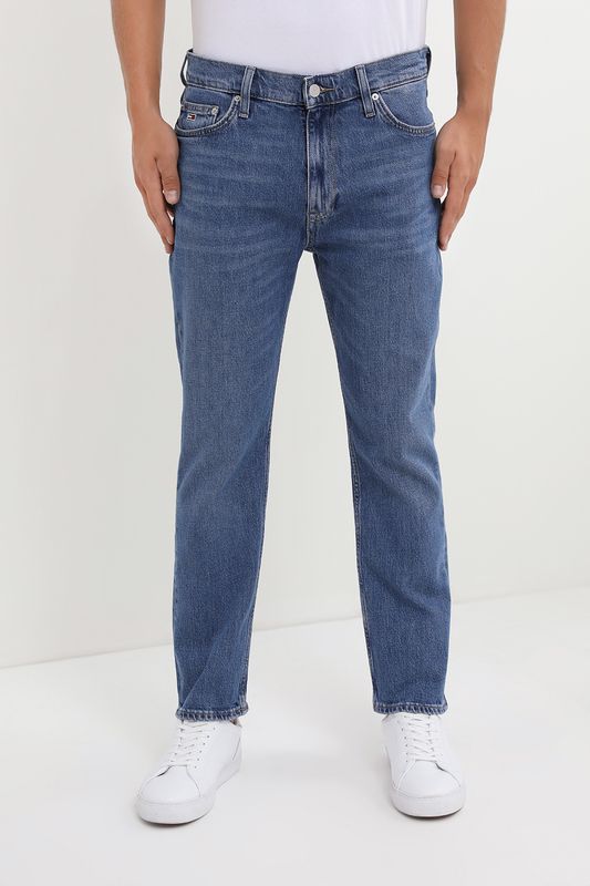 Джинсы с эффектом потертости Tommy Jeans