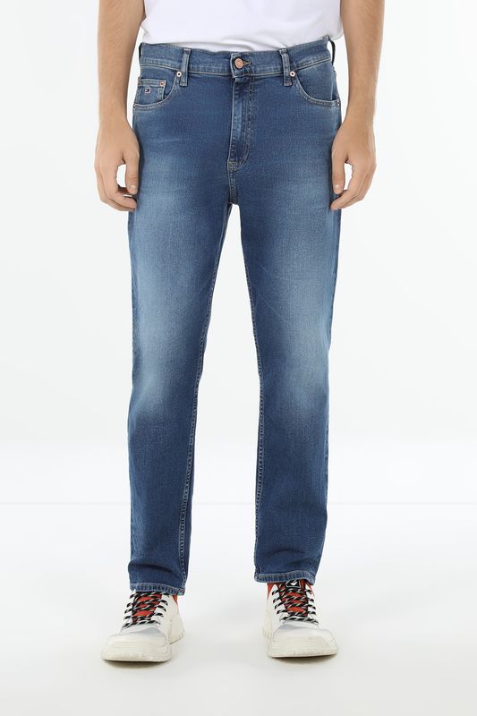 Джинсы с эффектом потертости Tommy Jeans