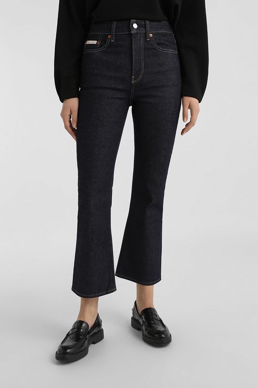 Джинсы с клеш от колена укороченные Calvin Klein Jeans