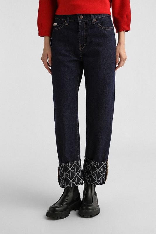 Джинсы с отворотом Calvin Klein Jeans