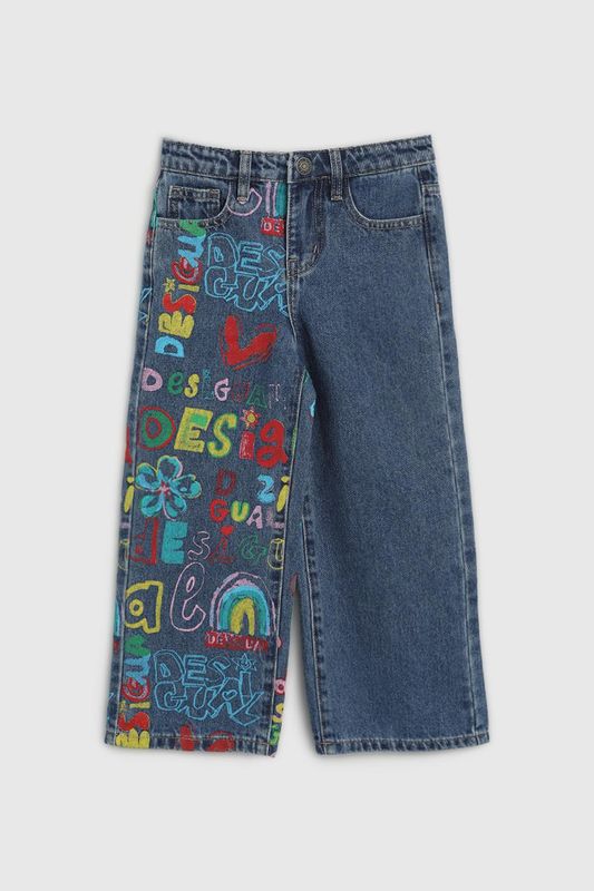 Джинсы с принтом Desigual
