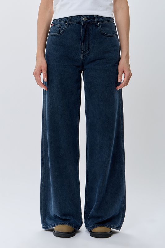 Джинсы с широкими брючинами Lee Cooper