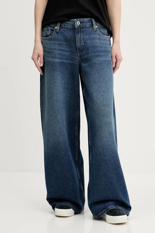Джинсы с широкими штанинами Karl Lagerfeld Jeans