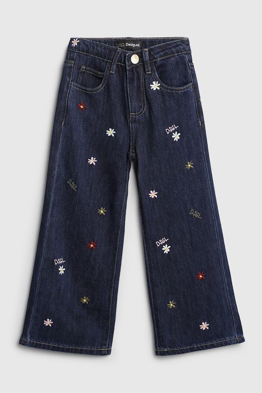 Джинсы с вышивкой Desigual
