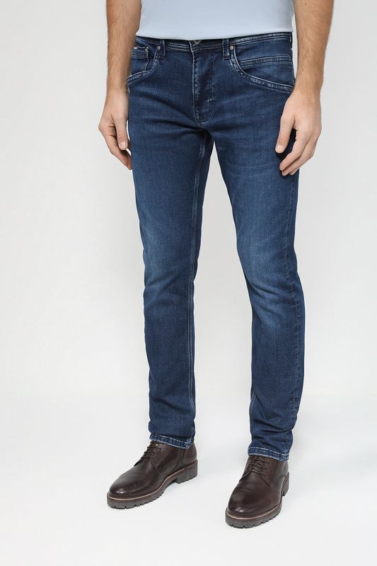 Джинсы скинни с эффектом потертости PEPE JEANS
