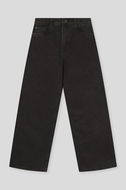 Джинсы со стразами свободного кроя Republic of Denim