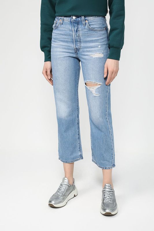 Джинсы укороченные Ribcage LEVI'S