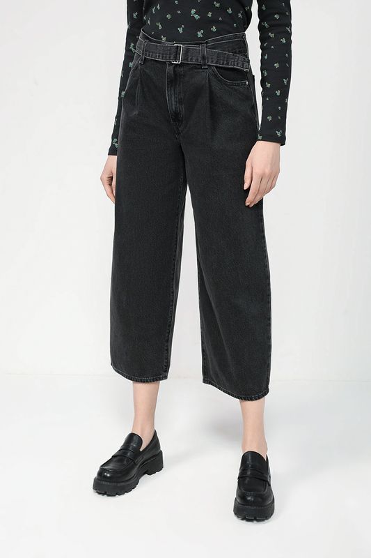 Джинсы укороченные со съемным поясом Baggy LEVI'S