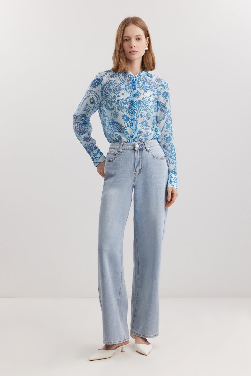 Джинсы WIDE LEG