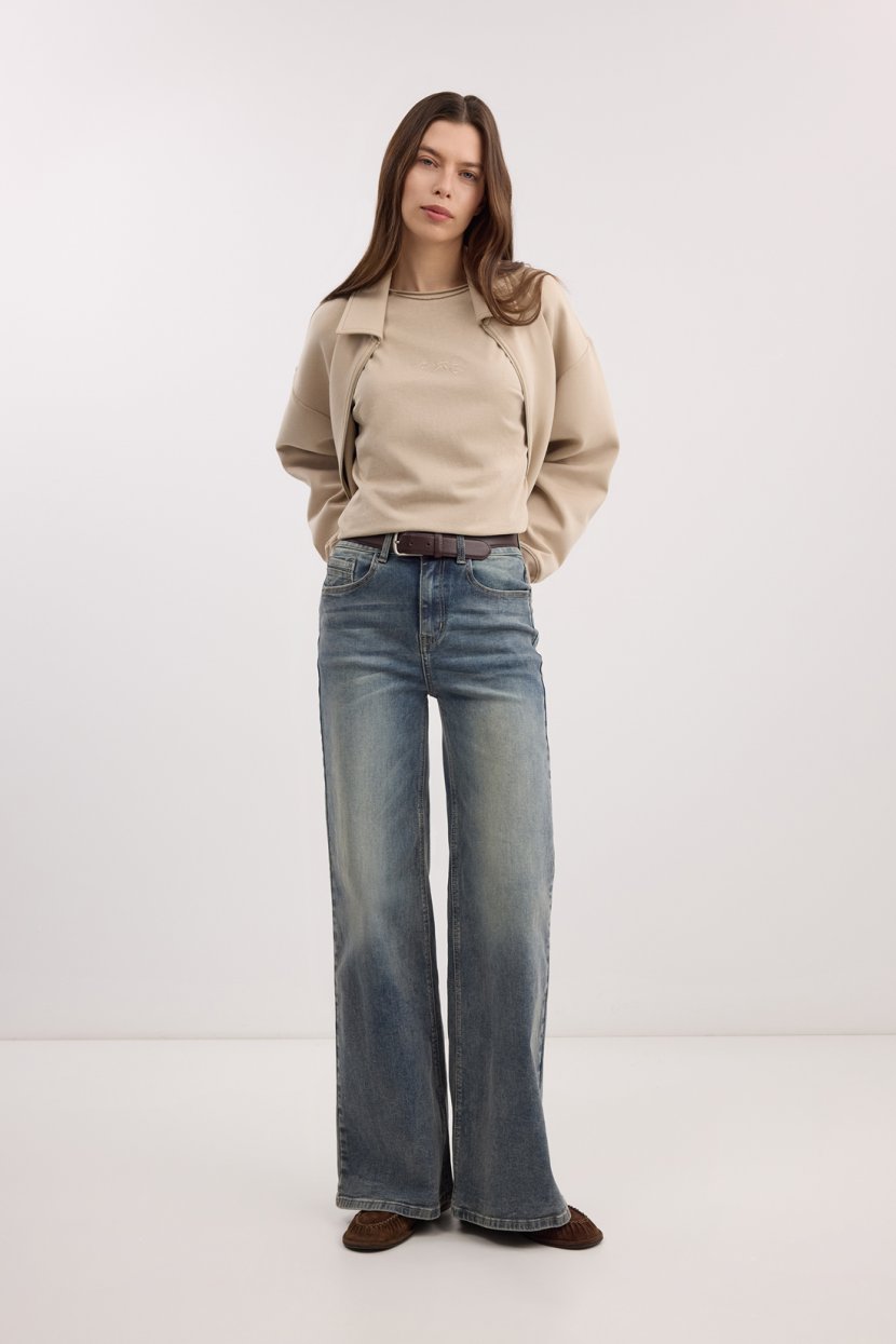Джинсы WIDE LEG
