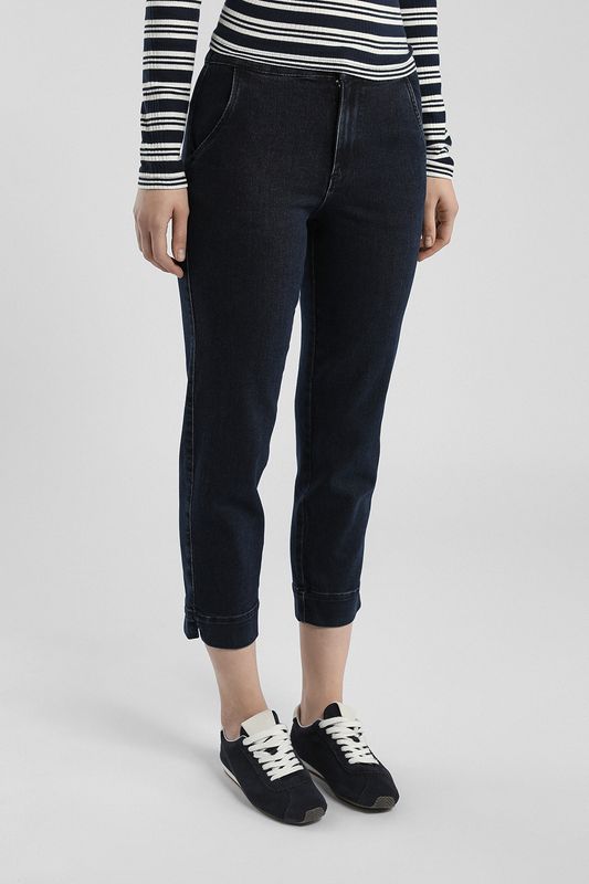Джинсы зауженного кроя укороченные Republic of Denim