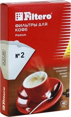 Фильтр для кофе Filtero Premium №2/40