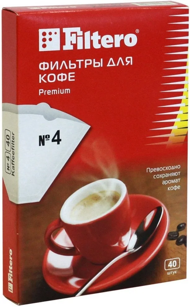 Фильтр для кофе Filtero Premium №4/40