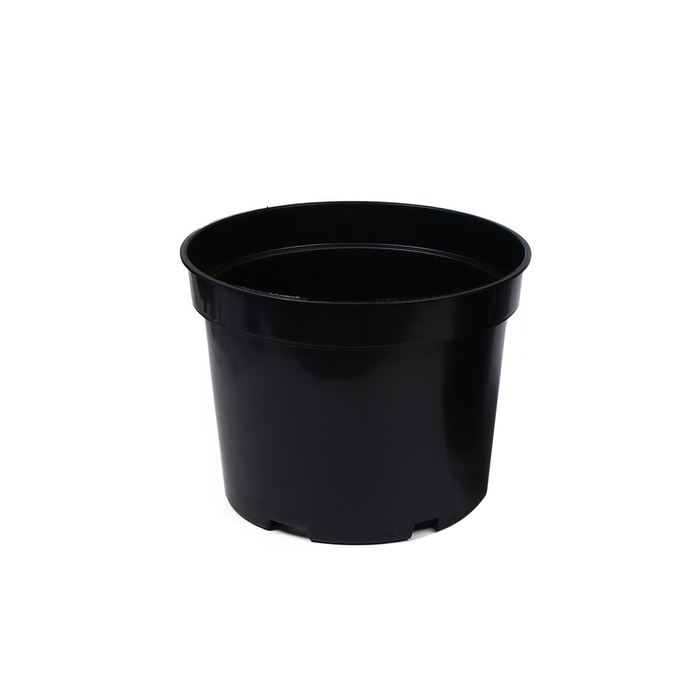 Горшок для рассады, 10 л, d=29 см, h=22.5 см, чёрный, Greengo