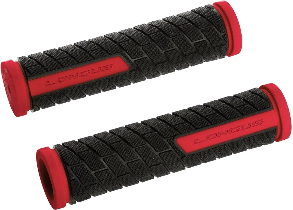 Грипсы Longus Grid 38256 (красный/черный)