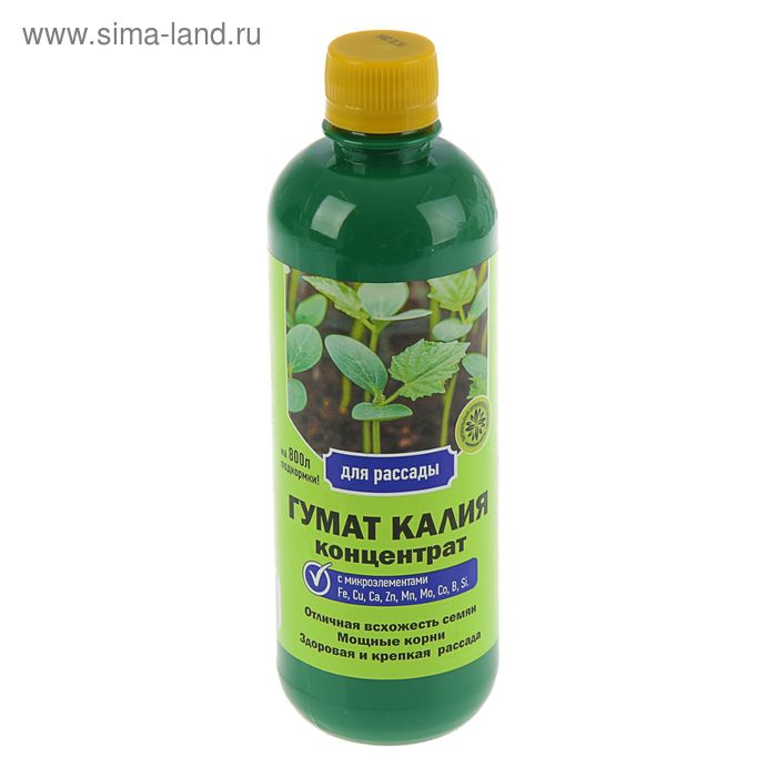 Гумат калия для рассады, Ивановское, 0.5 л