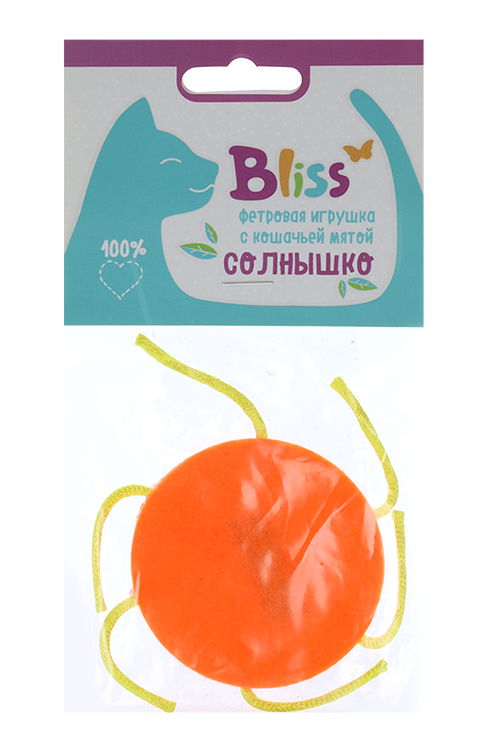 Игрушка Bliss с кошачьей мятой солнышко
