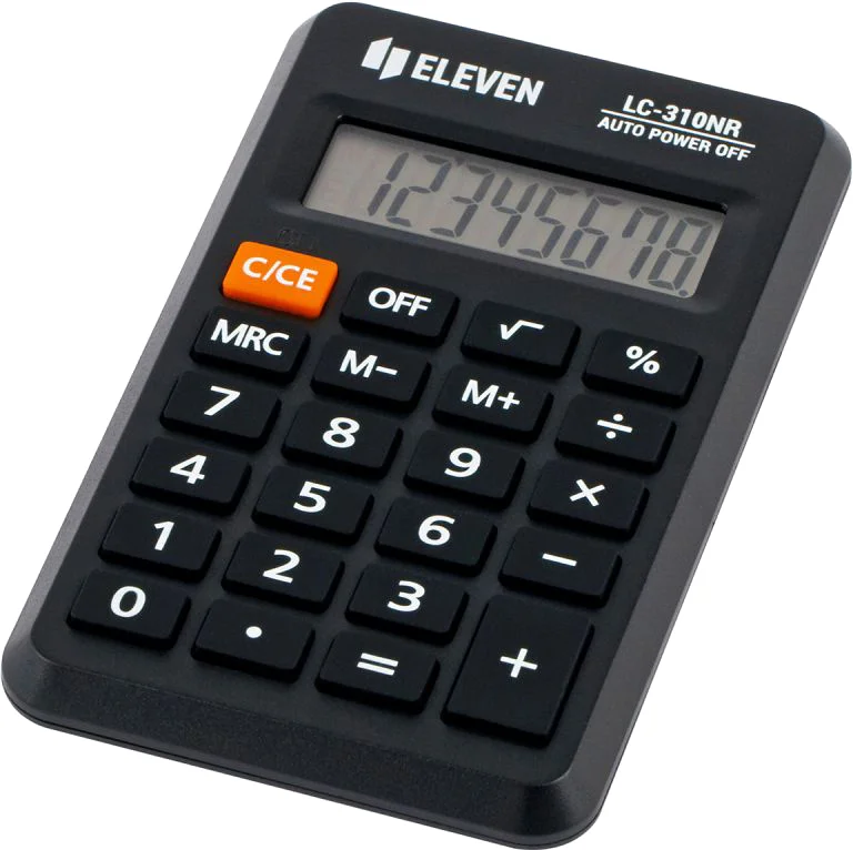 Калькулятор Eleven LC-310NR (черный)