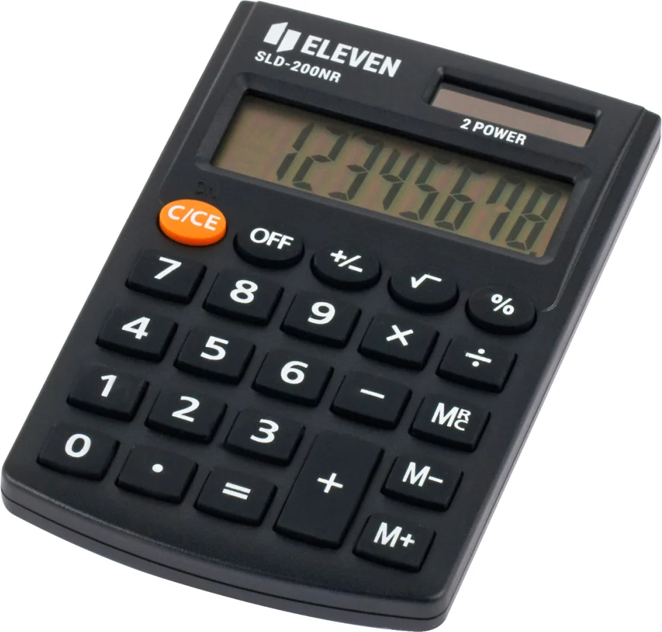 Калькулятор Eleven SLD-200NR (черный)