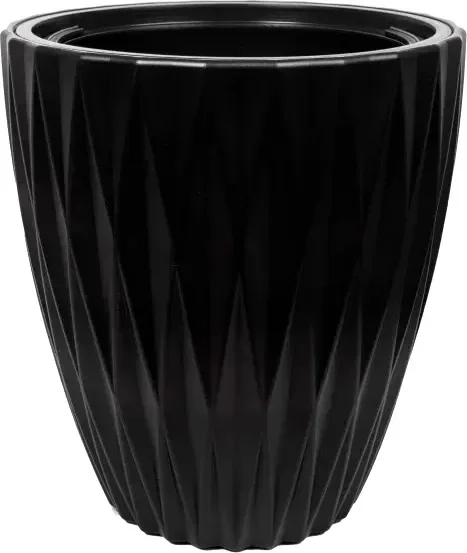 Кашпо Form-Plastic Caro FP-5780-084 (глубокий черный)