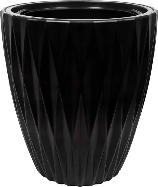 Кашпо Form-Plastic Caro FP-5790-084 (глубокий черный)