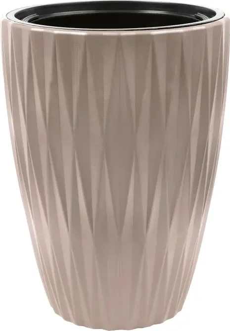 Кашпо Form-Plastic Caro Slim FP-5820-051 (серо-бежевый)