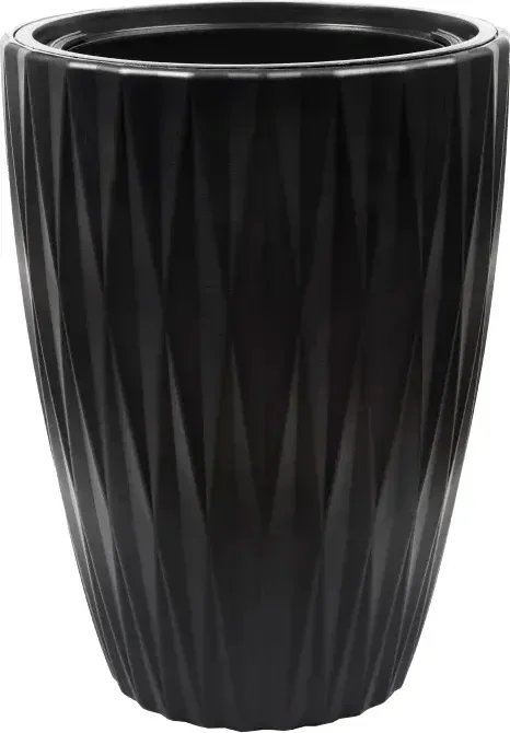 Кашпо Form-Plastic Caro Slim FP-5820-084 (глубокий черный)