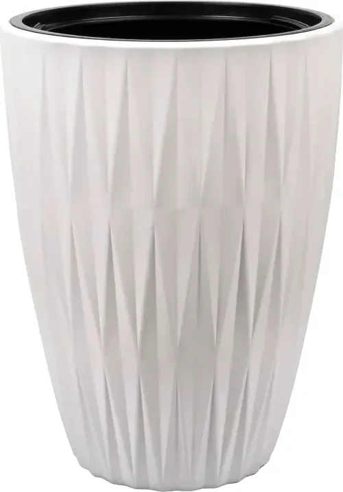 Кашпо Form-Plastic Caro Slim FP-5830-011 (белый)