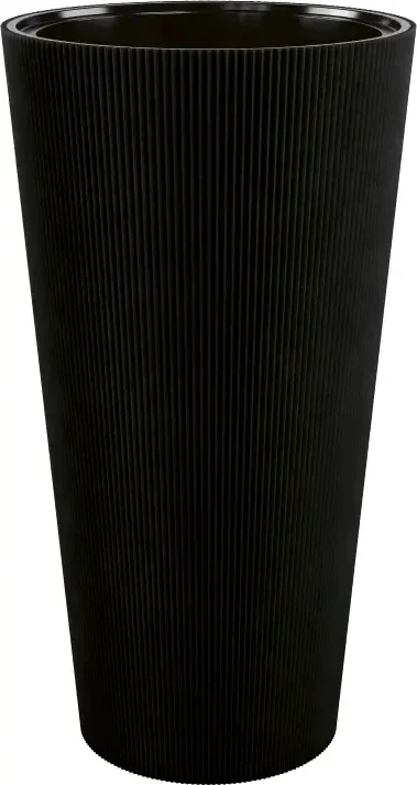 Кашпо Form-Plastic Linea Slim FP-5850-084 (глубокий черный)
