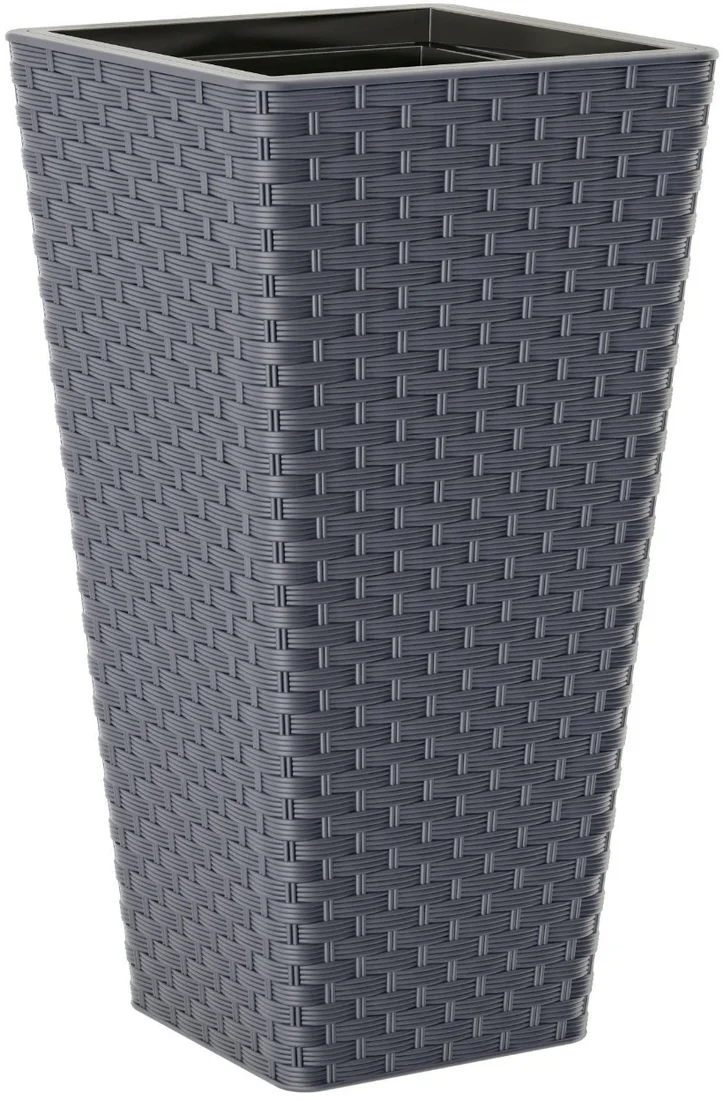 Кашпо Form-Plastic Rattana Slim FP-3910-014 (антрацитовый)