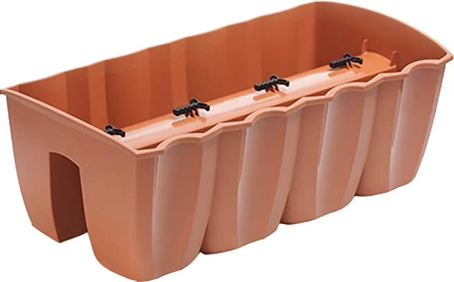 Кашпо Prosperplast Crown DCRO600-R624 (коричневый)