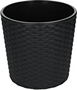 Кашпо Prosperplast Rato Round DRTUS400L-S433 (антрацит)