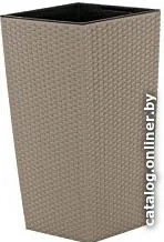 Кашпо Prosperplast Rato Square DRTS300-7529U (мокка)