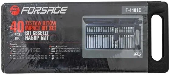 Кейс FORSAGE для бит F-4401C