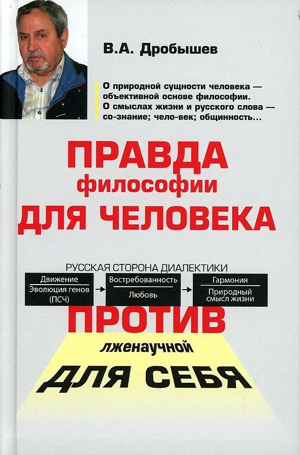 Книга издательства Вече. Правда философии для человека.Против лженаучной для себя (Дробышев В.)