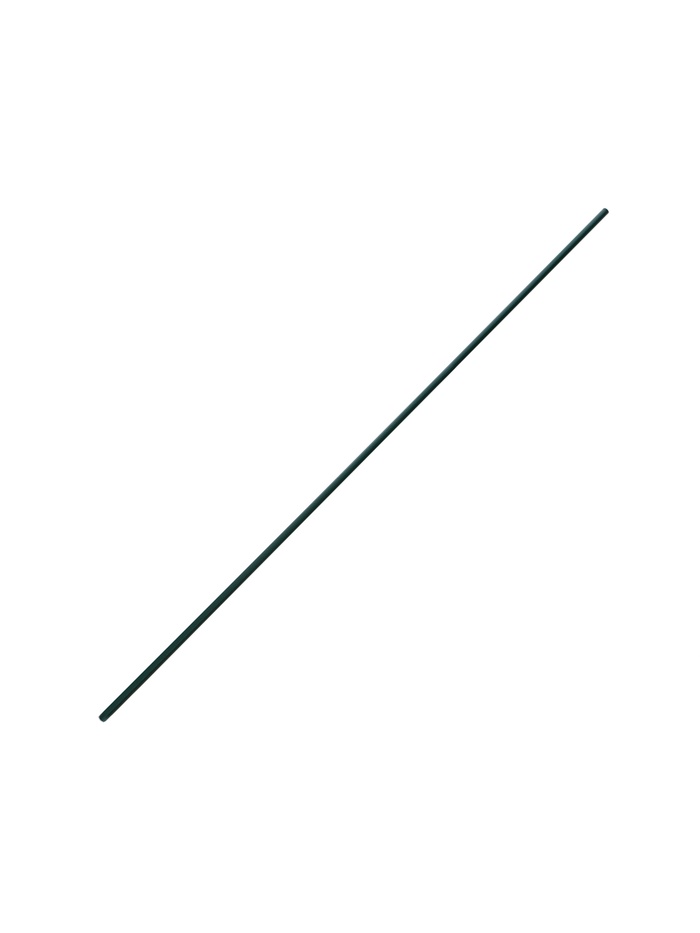 Колышек для подвязки растений, h=100 см, d=1 см, металл, зелёный, Greengo
