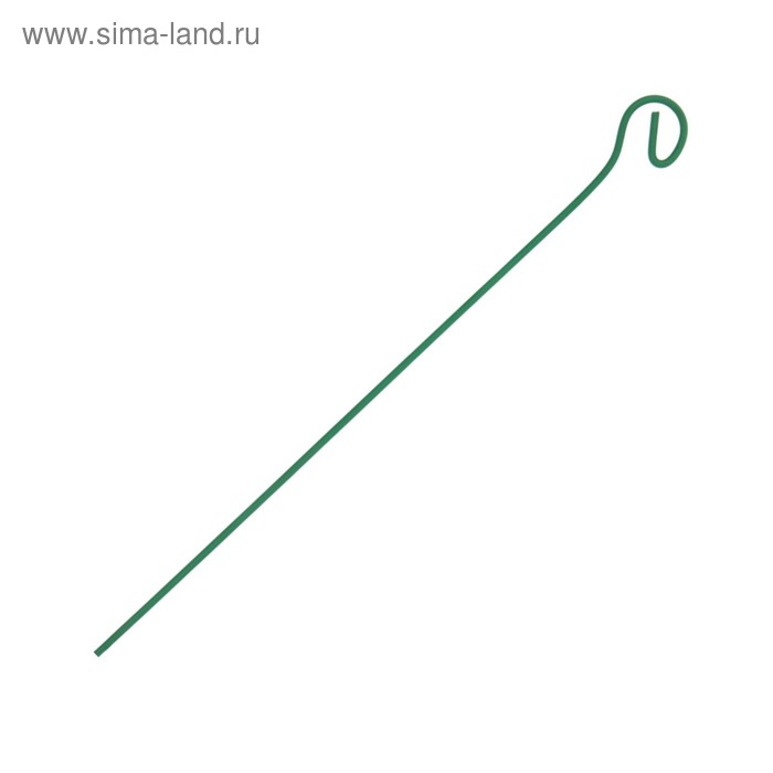 Колышек для подвязки растений, h=80 см, d=3 мм см, проволочный, зелёный, Greengo