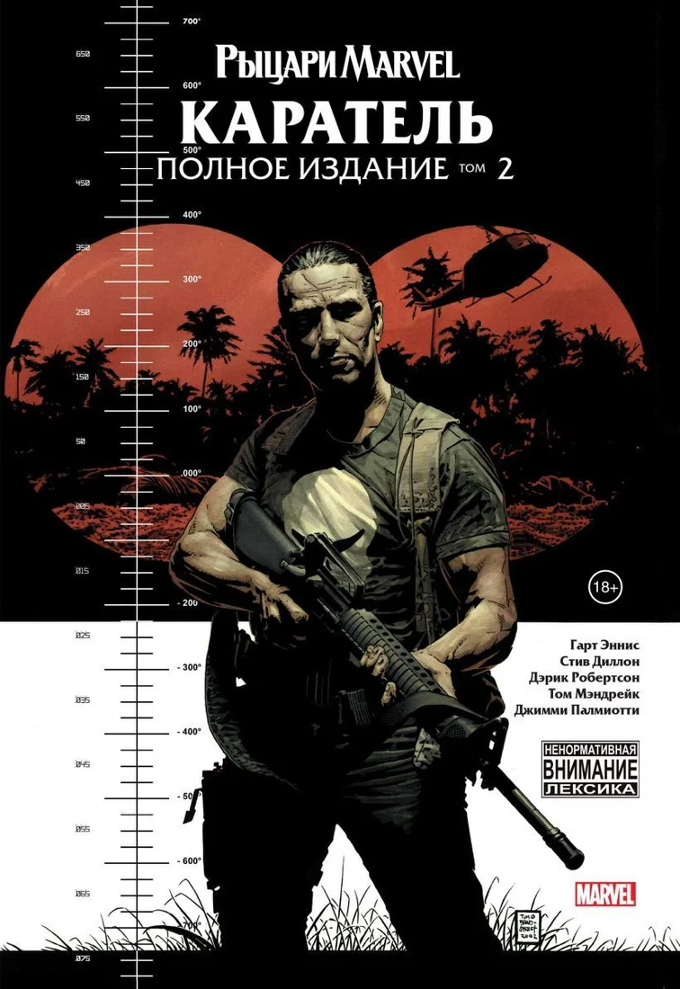 Комиксы Эксмо. Рыцари Marvel. Каратель. Том 2 (Эннис Гарт/Диллон Стив)