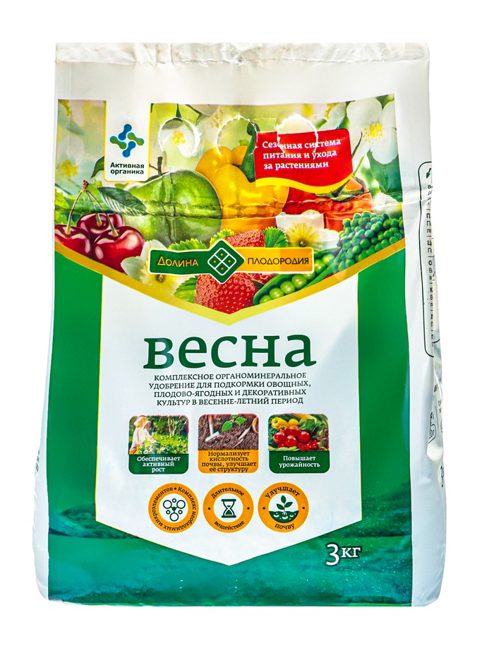Комплексное органоминеральное удобрение, «Весна», 3 кг