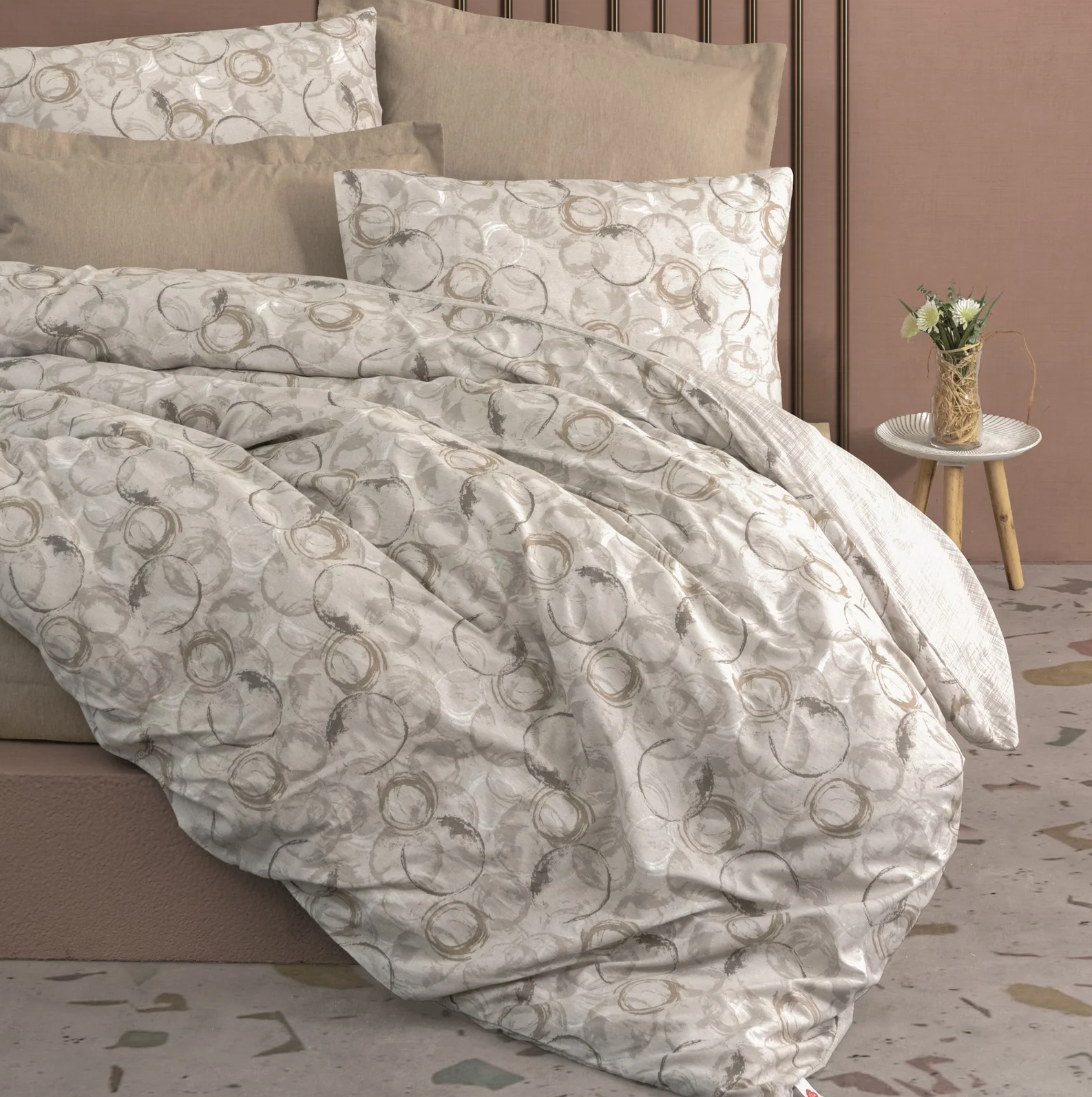 Комплект постельного белья Cotton Box minimal ranforce кремовый Двуспальный 8680108075784