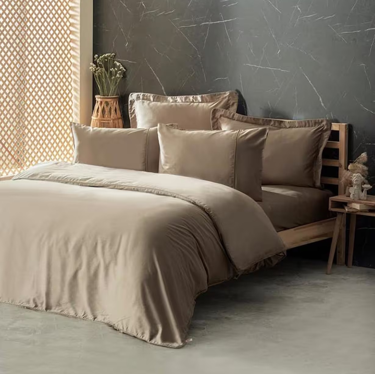 Комплект постельного белья Cotton Box silky satin Двуспальный 8680108070420