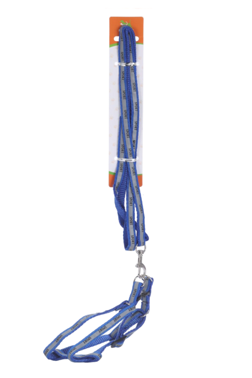Комплект "Спорт" светоотражающий, ширина 1 см, поводок 1,2 м, шлейка 22-39 см, микс цветов