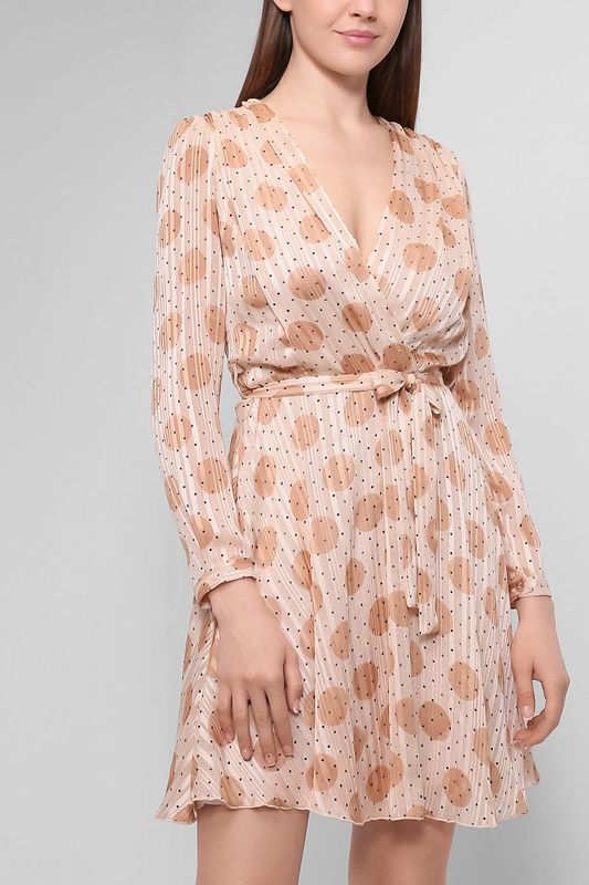Короткое платье с запахом Rinascimento
