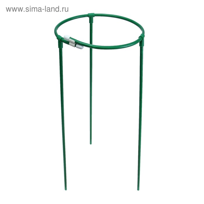 Кустодержатель, d=30 см, h=70 см, ножка d=1 см металл, зелёный