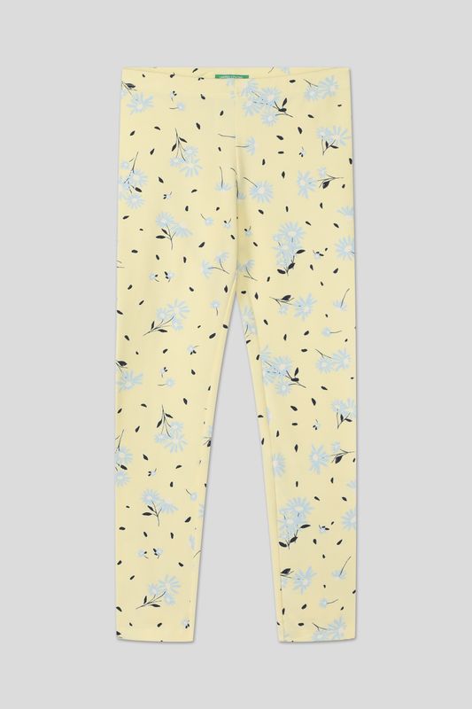 Легинсы хлопковые с принтом Benetton