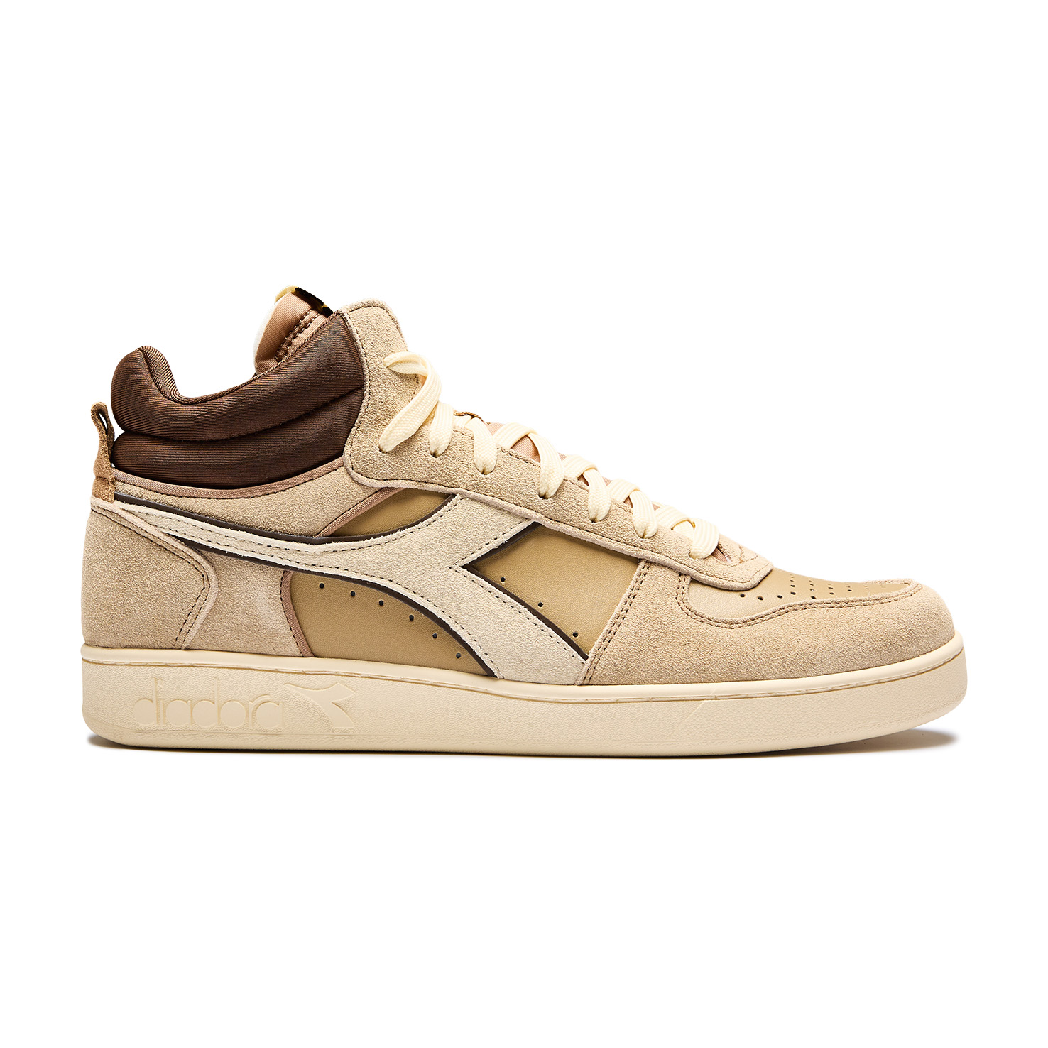 MAGIC BASKET DEMI CUT SUEDE LEATHER