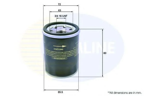 Масляный фильтр Comline CSZ11940